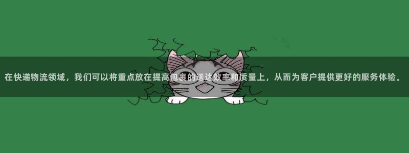 28圈黑款：在快递物流领域，我们可以