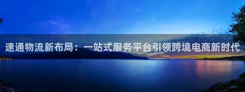 28圈登陆网：速通物流新布局：一站式