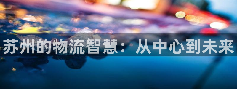 28圈退款：苏州的物流智慧：从中心到