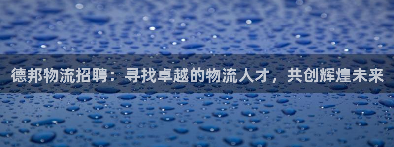 28圈网赌案件：德邦物流招聘：寻找卓